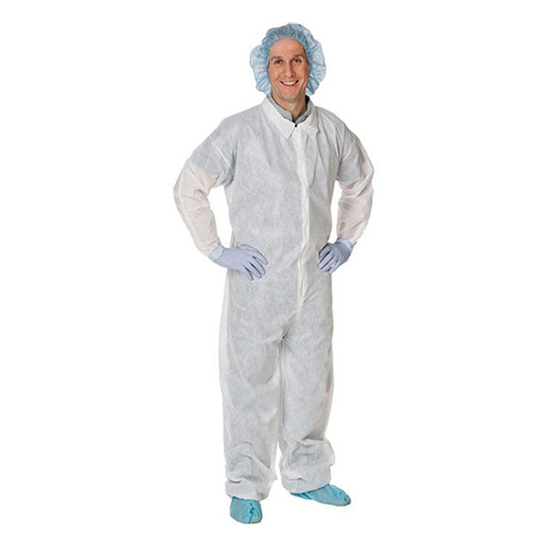 Fluid-Resistant Coveralls, 3X-Large 1 Each