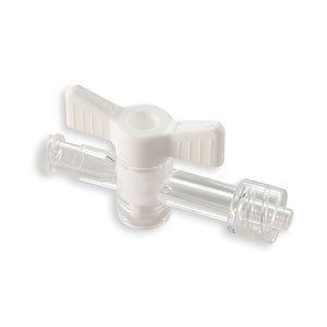 4-Way Bore Stopcock with Male Luer Adapter 50 Case
