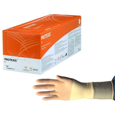 Protexis Polyisoprene Surgical Glove, Powder-Free, Size 7.5 50 Box