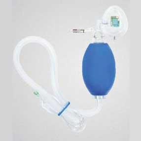 Pediatric Resuscitation Device with Mask and 40" Oxygen Reservoir Tubing, With PEEP Valve 1 Each
