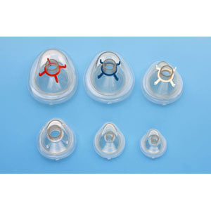 AirLife Disposable Resuscitation Face Mask with Clear Hook Ring, Toddler 1 Each