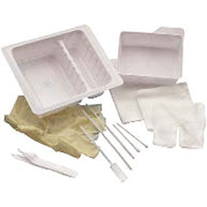 Baxter Tracheostomy Care Standard Kit with Coated Paper Lid 1 Each