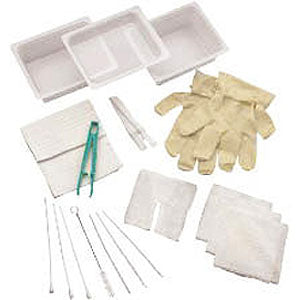 Complete Tracheostomy Cleaning Tray without Gloves 1 Each