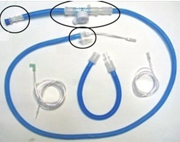Pediatric Single Limb Heated Portable Ventilator Circuit 1 Each