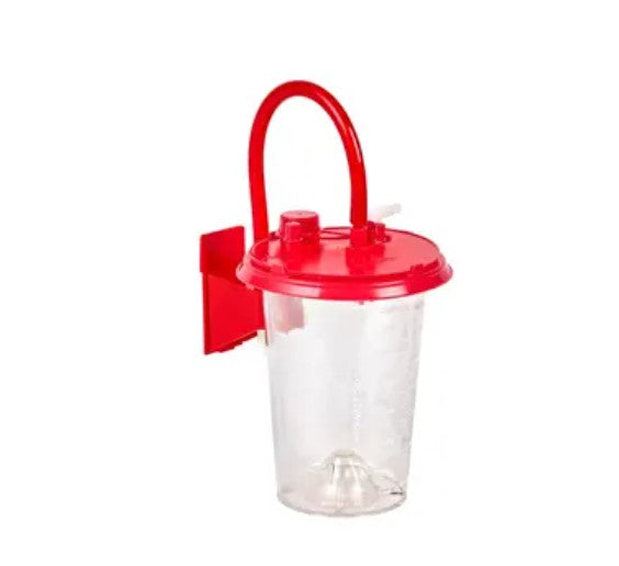 Cardinal Health Medi-Vac CRD Outer Canister/Bracket with On/Off Valve, 1500mL 1 Each