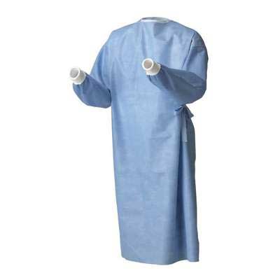 Unreinforced Sterile-Back Surgical Gown, Small/Medium 20 Case