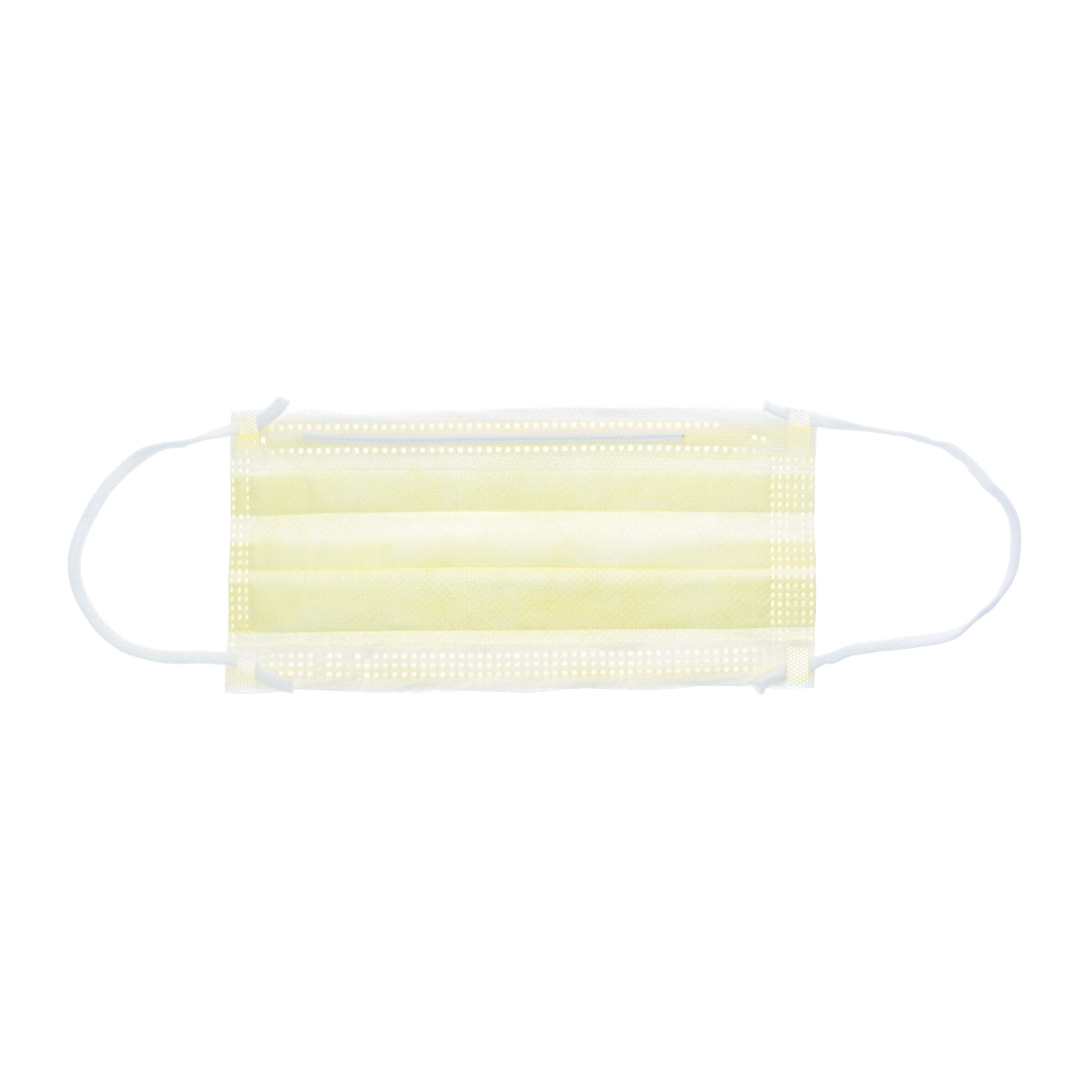 Cardinal Health Level 1 Procedure Mask, Ear Loops, Yellow 50 Box
