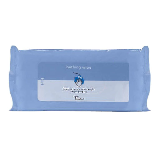 Bathing Wipe, Standard Weight, Fragrance Free. 8 Pack