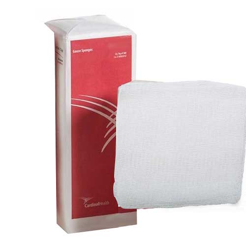 Cardinal Health 100% Cotton, Standard Non-Sterile Woven Gauze Sponges, 3" x 3" 200 Pack
