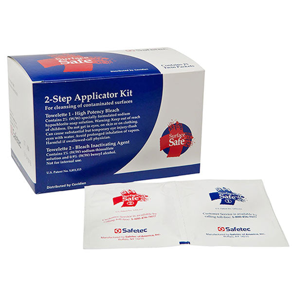 Surface Safe 2-Step Disinfectant Applicator Kit, 15 ct Twin Packs 1 Box