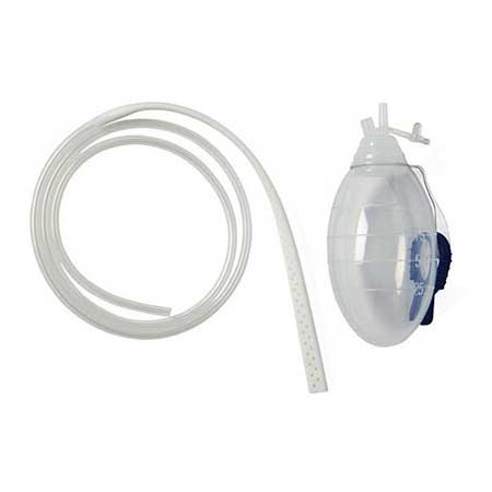 Jackson-Pratt Flat Silicone Drain without Trocar, 100cc, 7mm, Full Perforations 1 Each