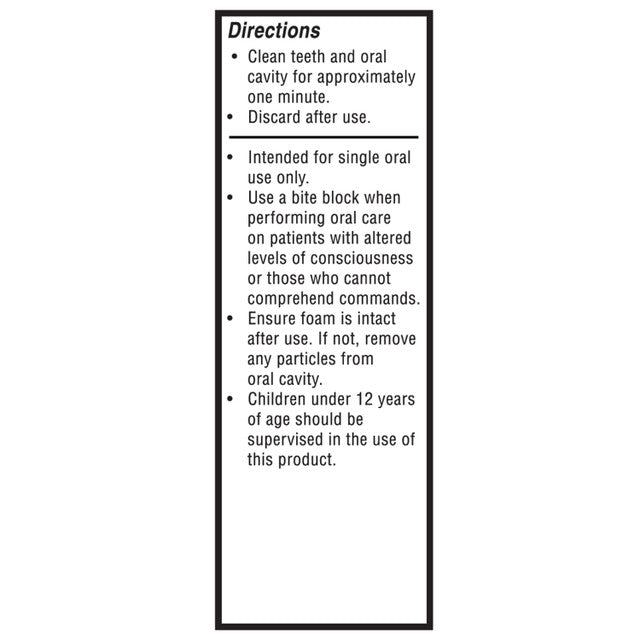 Toothette Untreated Oral Swab, 5.3"