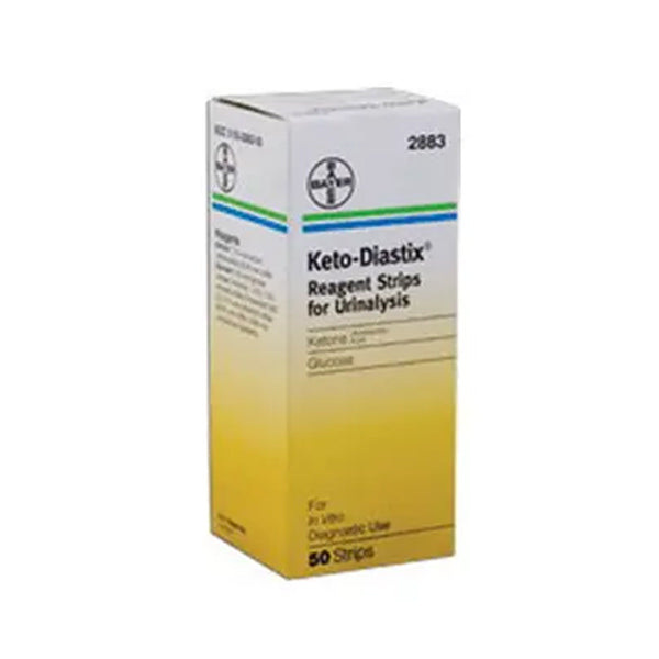 Keto-Diastix Reagent Test Strip (50 count) 50 Box