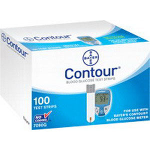 Contour Microfill Blood Glucose Test Strip (100 count) 100 Box