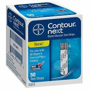 Contour Next Blood Glucose Test Strip (50 count) 50 Box