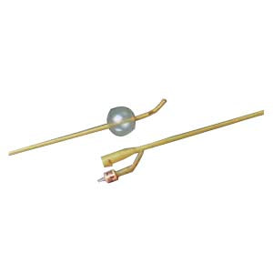 BARDEX LUBRICATH Carson 2-Way Specialty Foley Catheter 20 Fr 30 cc, Coude Tip. 1 Each