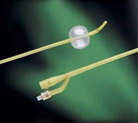 BARDEX Infection Control 2-Way 100% Silicone Foley Catheter 16 Fr 5 cc Coude Tip 1 Each