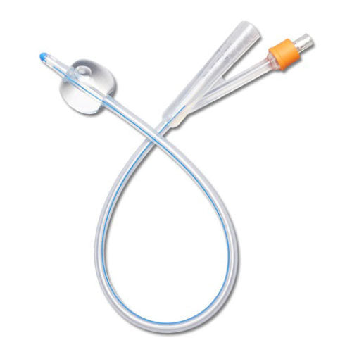 Lubri-Sil 2-Way 100% Silicone Foley Catheter 24 Fr 5 cc 1 Each