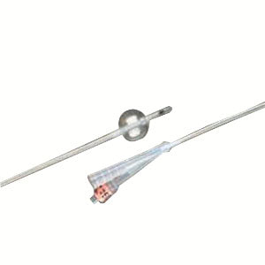 LUBRI-SIL Infection Control 2-Way 100% Silicone Foley Catheter 24 Fr 30 cc 1 Each