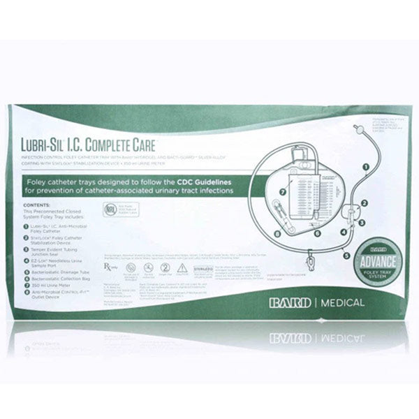 Advance Complete Care Lubri-Sil I.C. Urine Meter Foley Tray, 16 Fr, 5cc 1 Each