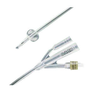 Lubri-Sil Short Round Tip 3-Way Specialty Silicone Foley Catheter, 20 Fr, 30 cc 1 Each