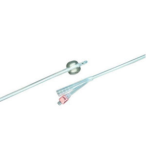 2-Way 100% Silicone Foley Catheter 18 Fr 5 cc 1 Each