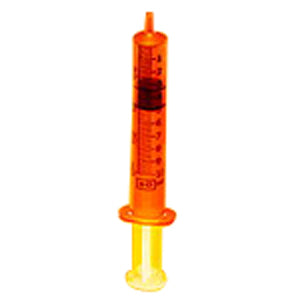Oral Syringe with Tip Cap 10 mL, Amber (500 count) 500 Case