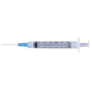 25G x 5/8" 3 mL Syringe with Detachable Needle 1 Each