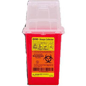 1.5 Qt Nestable Sharps Container, 9" X 4.5" X 4" 1 Each