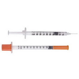 SafetyGlide Insulin Syringe 29G x 1/2", 3/10 mL (400 count) 400 Case