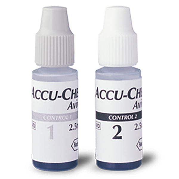 ACCU-CHEK Aviva High/Low Flow Control Solution 2 Box