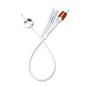 Pediatric 100% Silicone Foley Catheter, 2-Way, 10 Fr, 3cc 1 Each