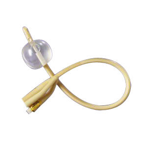 Medline 2-Way Silicone-Elastomer Coated Foley Catheter 14 Fr 10 cc 1 Each