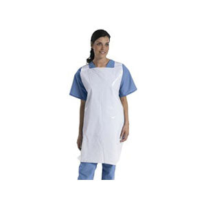 Protective Poly Disposable Apron 24" x 42" 100 Box