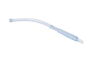 Medline Sterile Yankauer Suction Handle with Bulb Tip and No Vent 1 Each