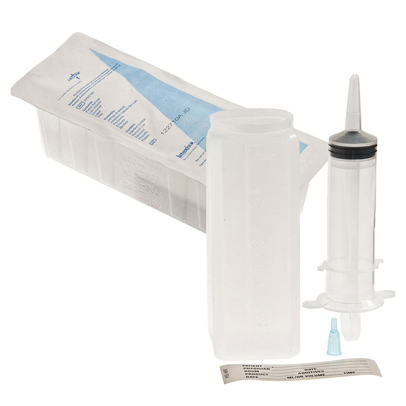 Enteral Feeding Tray with 60 mL Blister Piston Syringe 1 Each