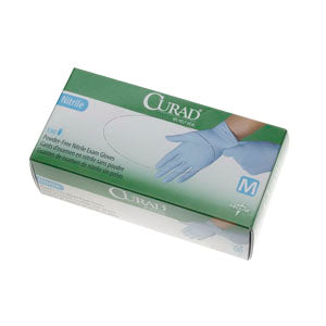 CURAD Non-Sterile Powder-Free Nitrile Exam Glove Medium 150 Box