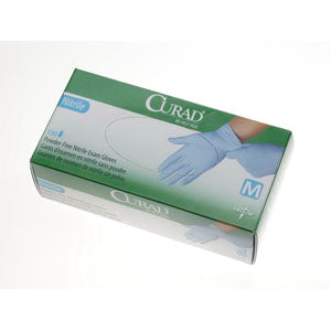 CURAD Non-Sterile Powder-Free Nitrile Exam Glove Large 150 Box