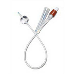 2-Way 100% Silicone Foley Catheter 8 Fr 3 cc 1 Each