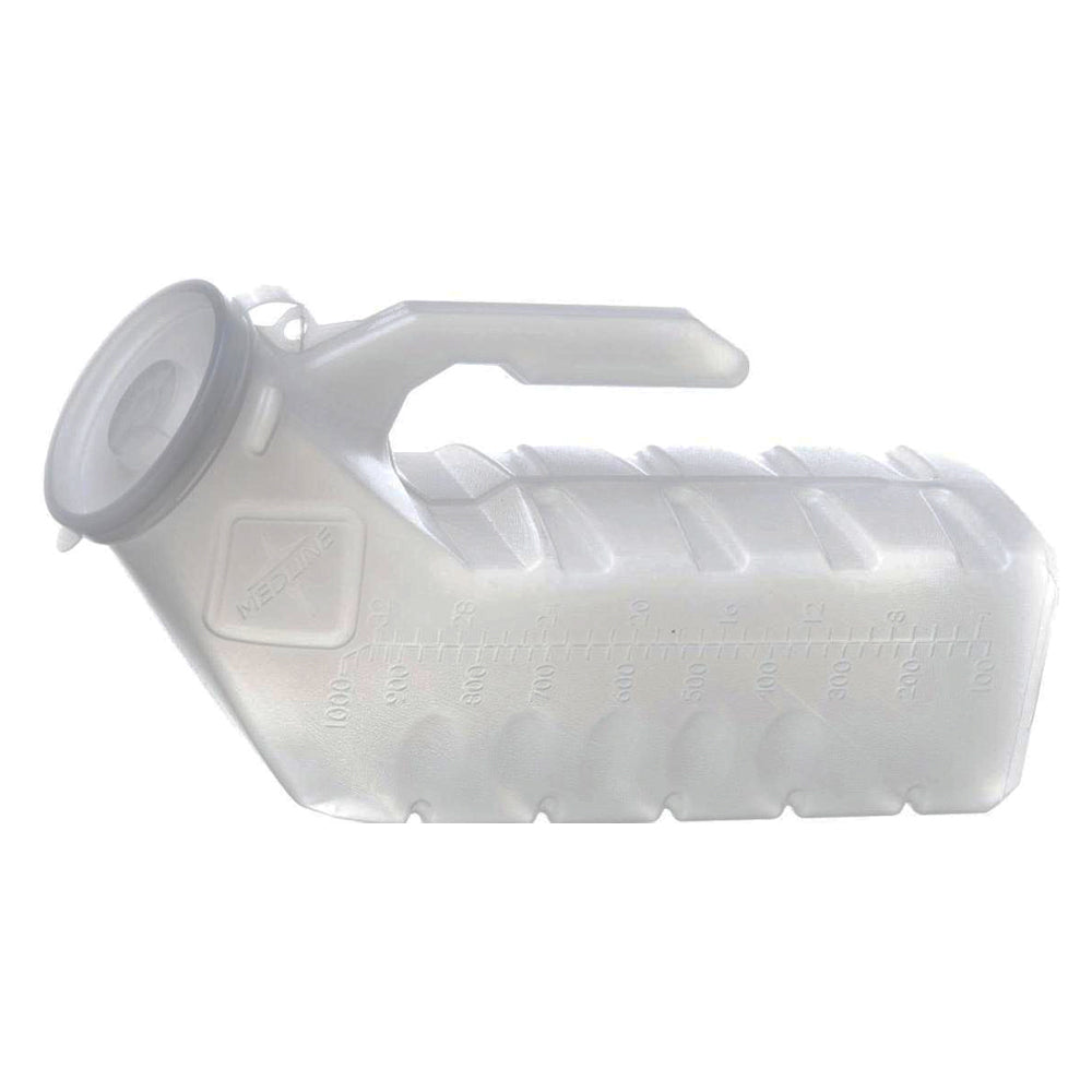 Mini Translucent Male Urinal, 32-oz./1,000 ml 1 Each