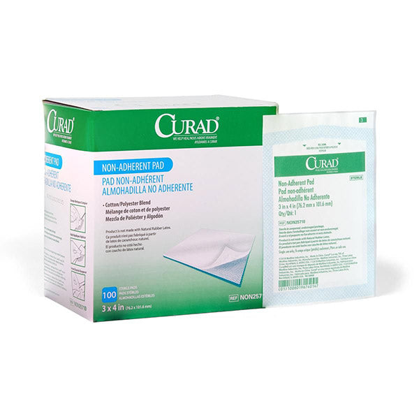 CURAD Sterile Non-Adherent Pad 3" x 4"