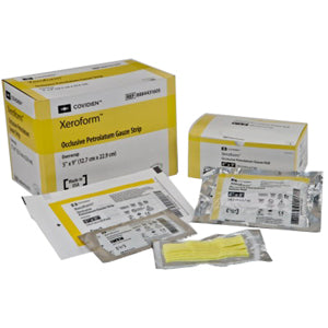 Xeroform Occlusive Petrolatum Gauze Strip, Overwrap, 1" x 8" 1 Each