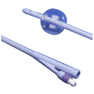 Dover 2-Way Silicone Foley Catheter 18 Fr 30 cc 1 Each