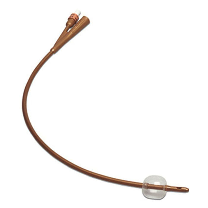 Dover Silver-Coated 2-Way Silicone Foley Catheter 20 Fr 30 cc 1 Each