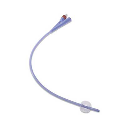 Dover 2-Way Silicone Foley Catheter 28 Fr 30 cc 1 Each
