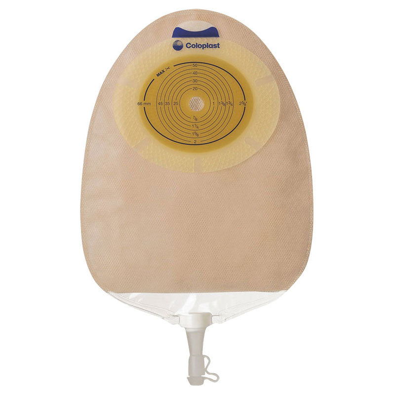 SenSura Xpro Non-Convex Extra-Extended Wear Urostomy Pouch Cut-To-Fit 3/8"- 3", Transparent 10 Box