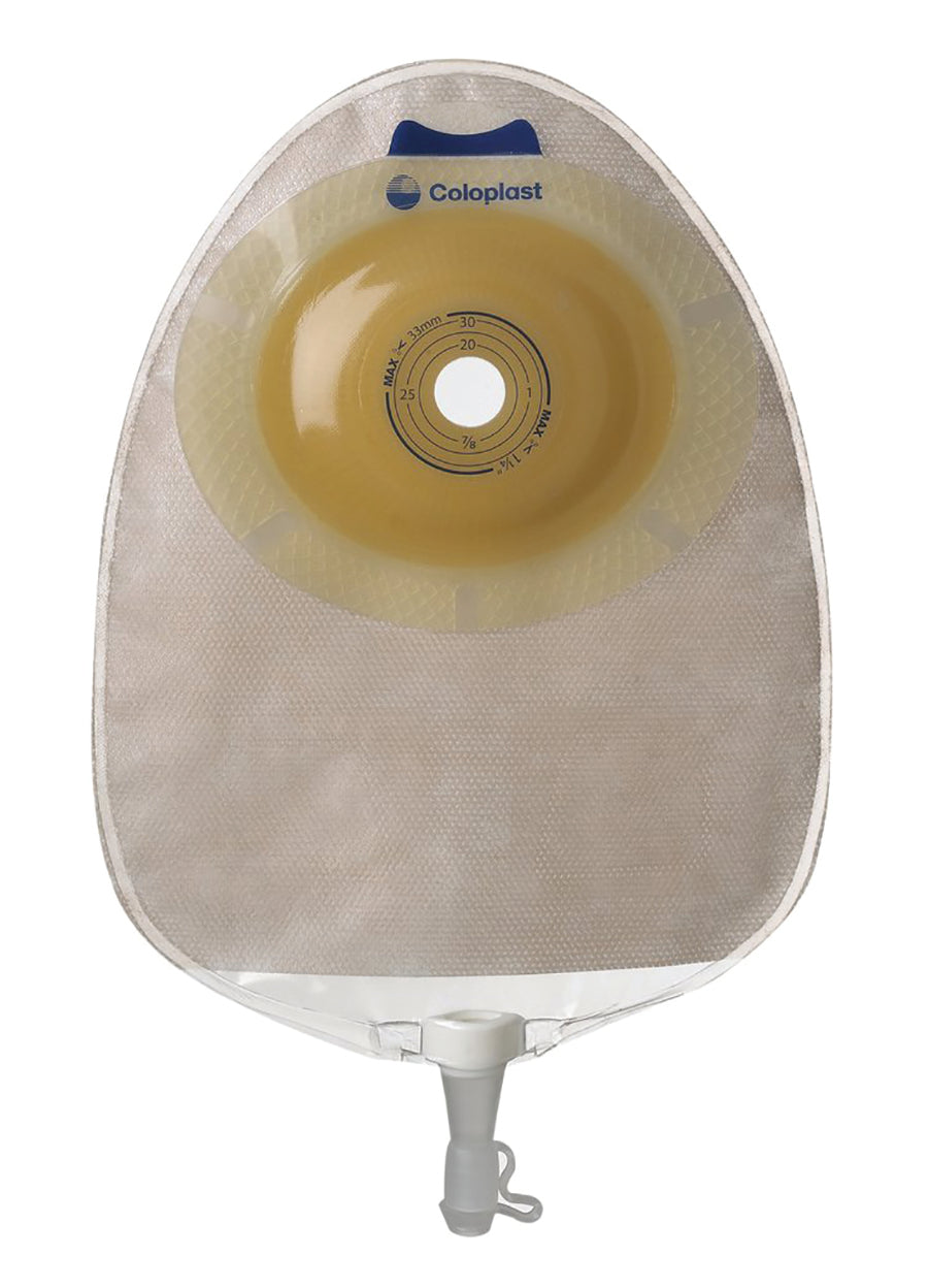 SenSura Xpro Convex Light Extended Wear Urostomy Pouch Pre-Cut 1-1/4" Opaque 10 Box
