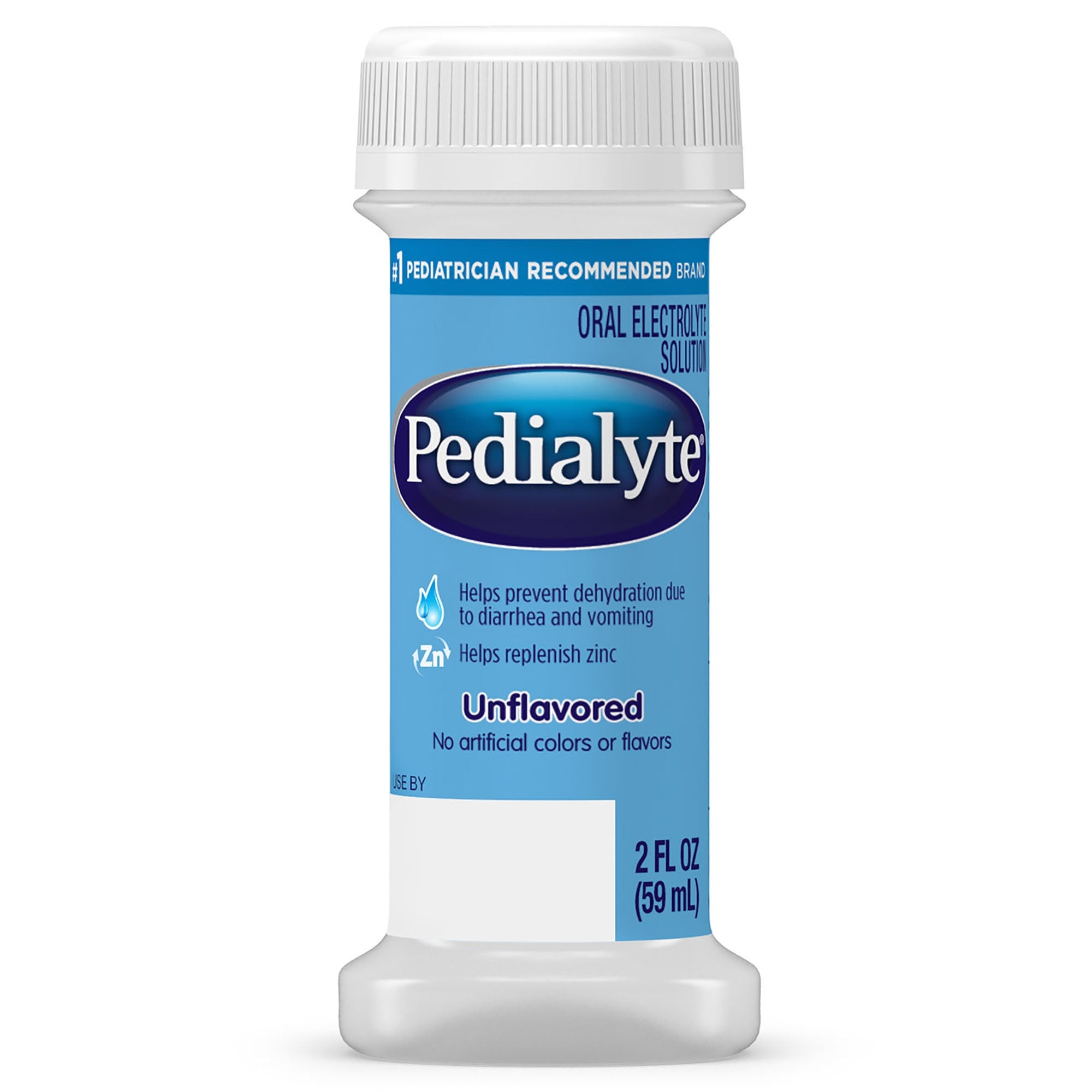 Pedialyte Unflavored 2 oz. Bottle, Retail