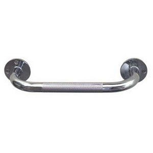 12" x 4.625 Steel Knurled Grab Bar 1" Diameter 1 Each