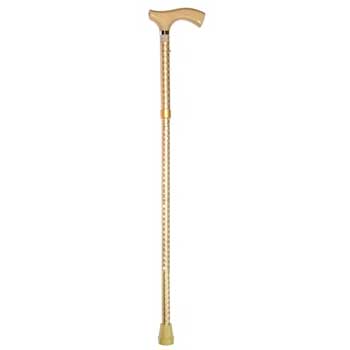 Switch Sticks Designer Walking Stick Cane, Folding, Adjustable, Engraved Pearl Gold 1 Each